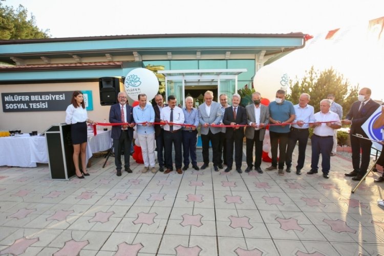Bursa Nil&uuml;fer'e yeni bir sosyal tesis kazandırıldı