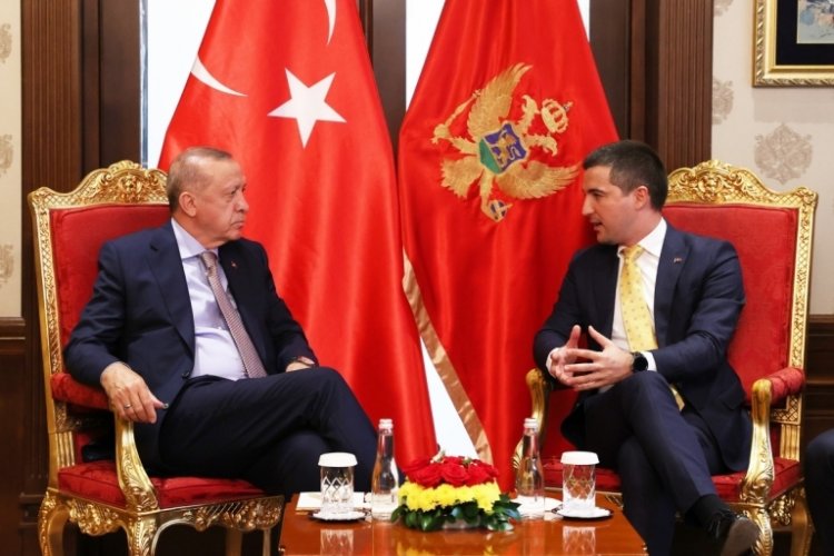 Cumhurbaşkanı Erdoğan, Karadağ Parlamento Başkanını kabul etti