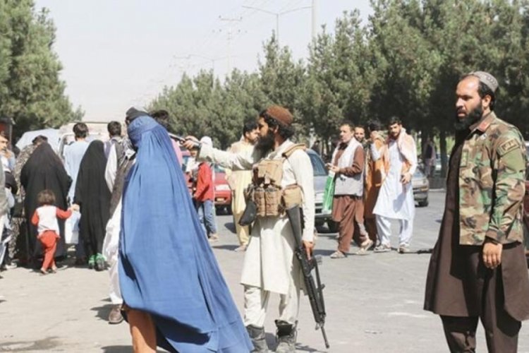 New York'ta Taliban g&ouml;stericiler tarafından protesto edildi