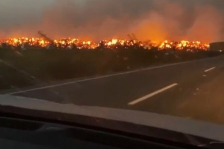 Adana'da depo yangını