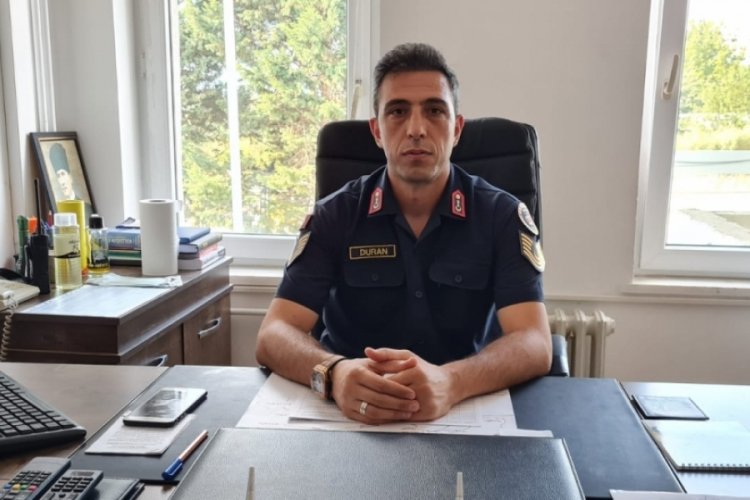 Bursa İznik İlçe Jandarma Komutanlığı'na Jandarma Astsubay Duran atandı