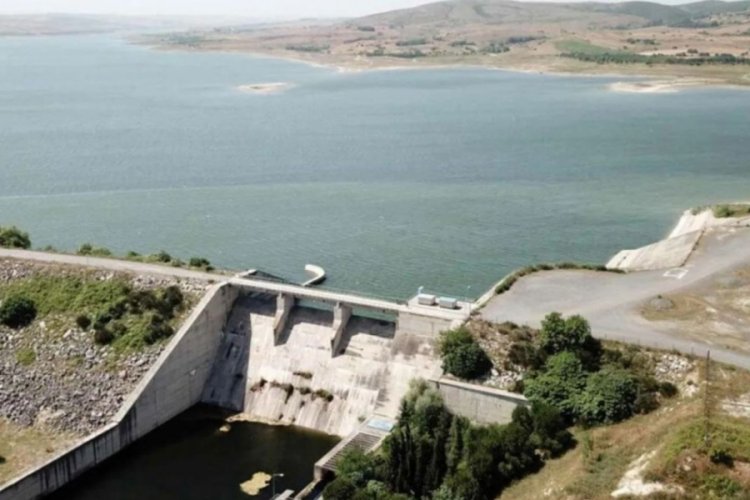 Sazlıdere Barajı'nda i&ccedil;me suyu havzasında su&ccedil;&uuml;st&uuml;!