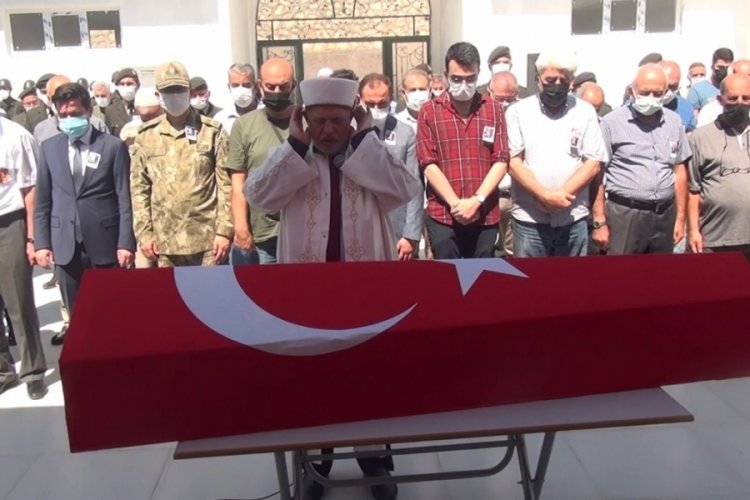 Kore gazisi, Elazığ'da son yolculuğuna uğurlandı