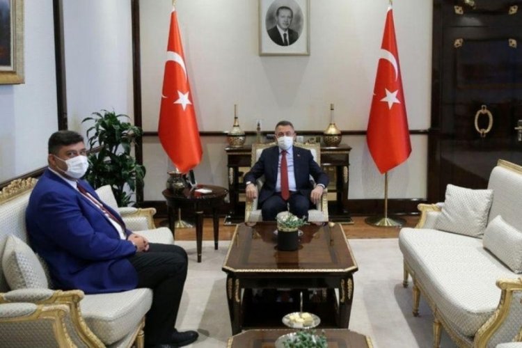 Başkan Oğuz'un, Cumhurbaşkanı Yardımcısı Oktay ziyareti