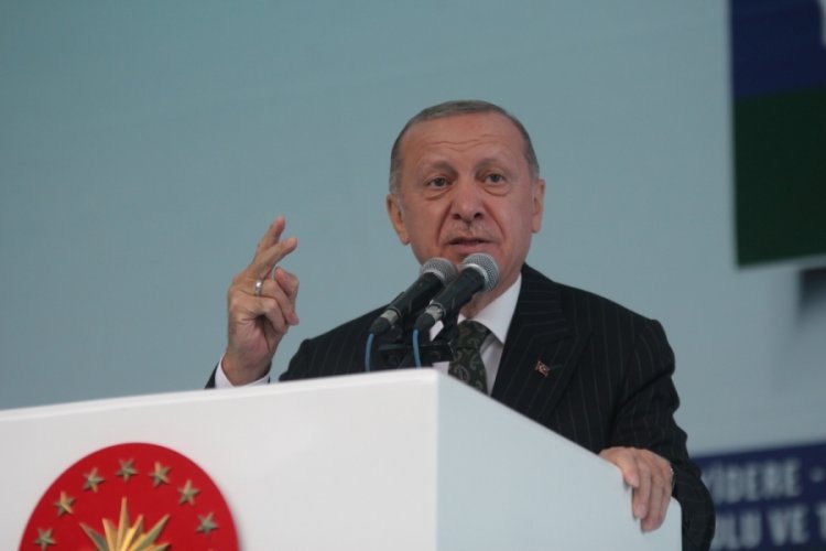 Cumhurbaşkanı Erdoğan: Ne kadar sol varsa, komünist varsa alıp buraya geliyorlar