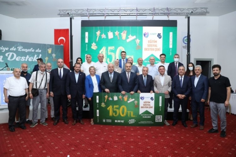 Bursa B&uuml;y&uuml;kşehir Belediyesi'nden kırtasiyecilere destek