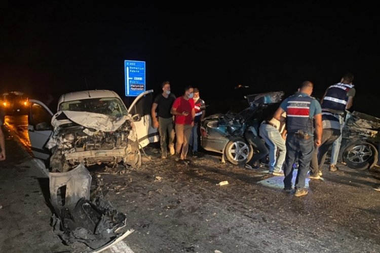 Osmaniye'de iki ara&ccedil; &ccedil;arpıştı: 1 &ouml;l&uuml; 2 yaralı