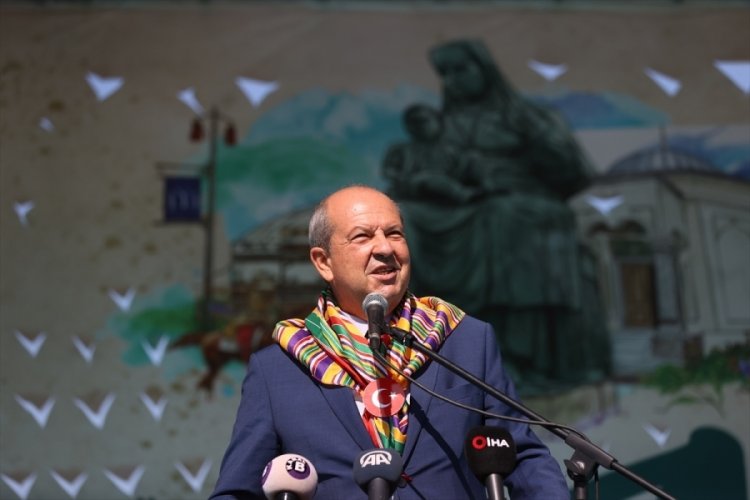KKTC Cumhurbaşkanı Ersin Tatar, K&uuml;tahya'da konuştu