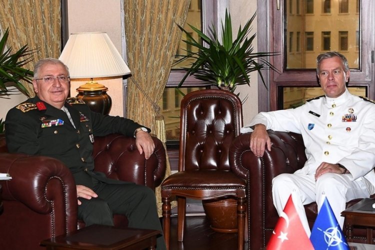 Orgeneral Yaşar Güler, NATO Askeri Komite Başkanı ile görüştü