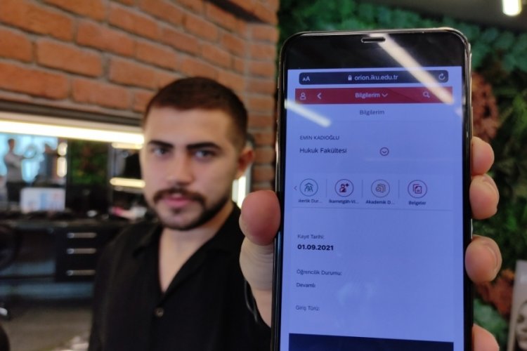 Bursa'da kadın m&uuml;şterilerinin hakkını savunmak i&ccedil;in hukuk okuyacak