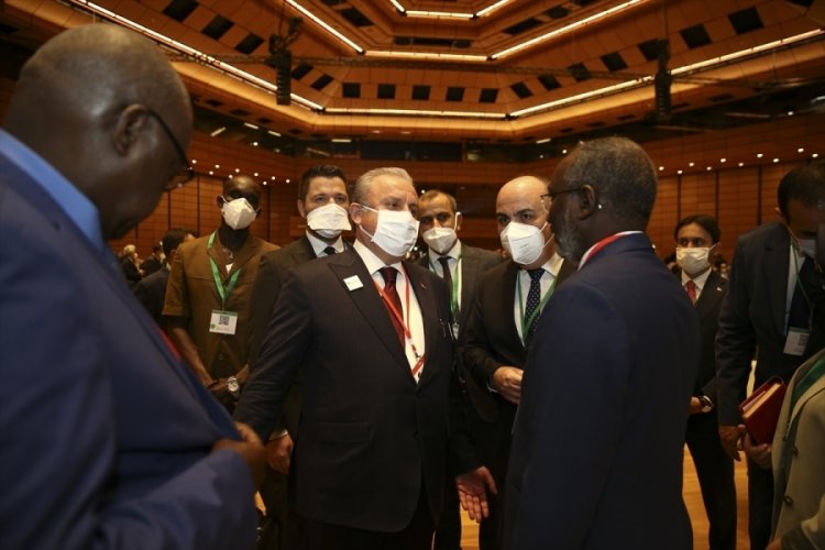 TBMM Başkanı Şentop, 5'inci D&uuml;nya Parlamento Başkanları Konferansı'na katıldı