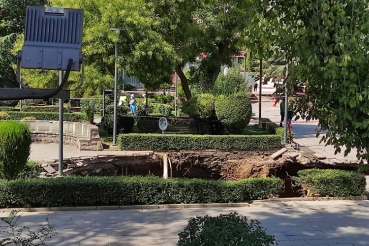 Ankara G&uuml;venpark'ta g&ouml;&ccedil;&uuml;k meydana geldi