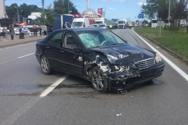 Samsun'da otomobil ile motosiklet &ccedil;arpıştı: 1 kişi &ouml;ld&uuml;!