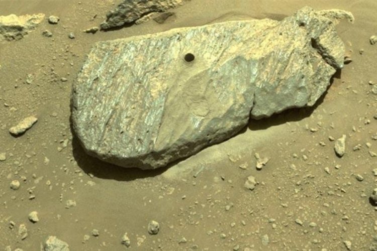 Mars'tan ilk kaya örneği alındı