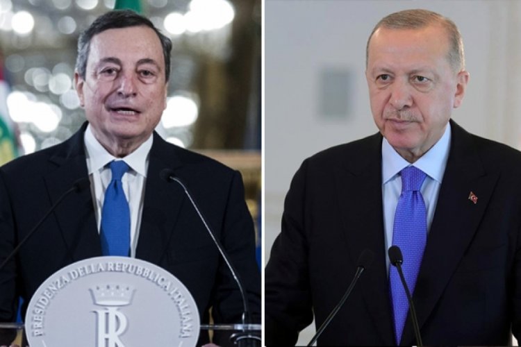 Cumhurbaşkanı Erdoğan, İtalya Başbakanı Draghi ile görüştü