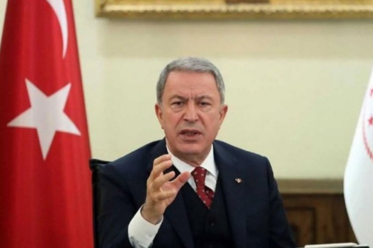 Bakan Akar, Rum y&ouml;netimini eleştirdi: &Ccedil;arpık ve d&uuml;şmanca zihniyetin bir &ouml;rneğidir!