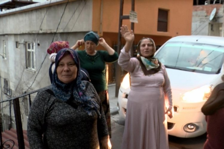 Ka&ccedil;ırılan Şilan'ın bulunduğu haberini alan yakınları sevin&ccedil;le karşıladı