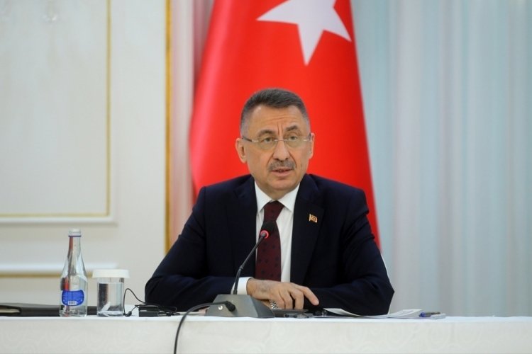 Cumhurbaşkanı Yardımcısı Oktay, Kırgızistan'daki T&uuml;rk iş insanlarıyla buluştu