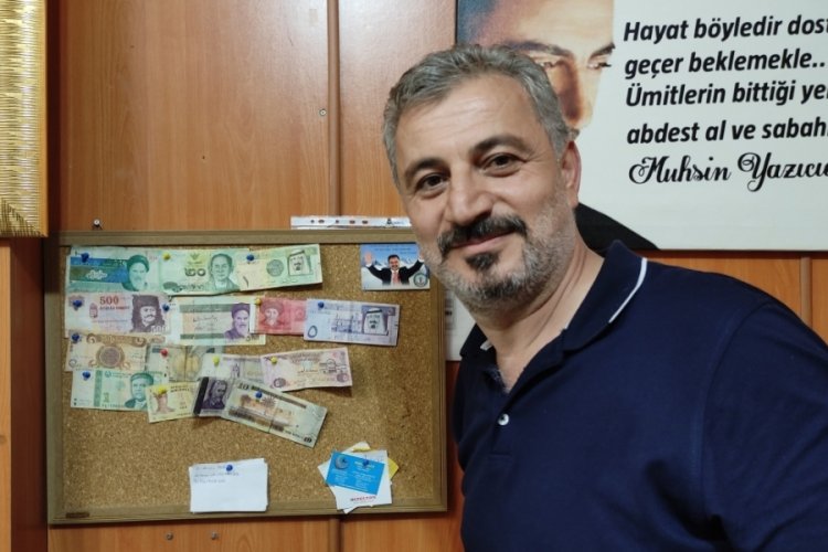Bursa'da iş adamının "ihracat" koleksiyonu