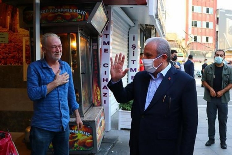 Şentop, Tekirdağ'da esnafı ziyaret etti