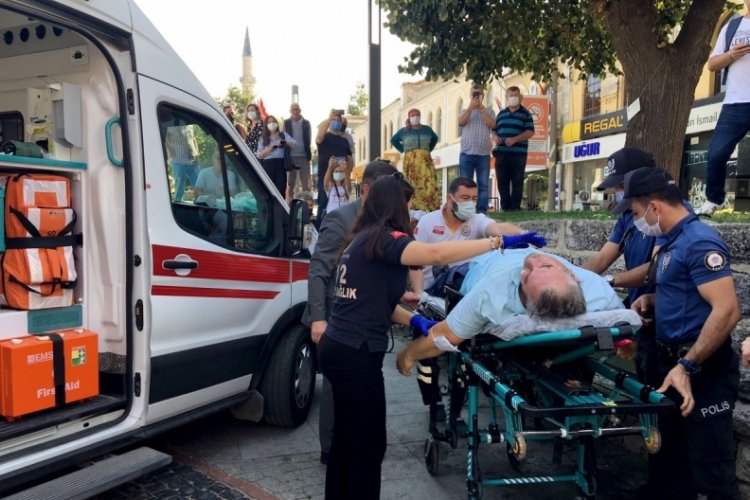Edirne'de 2020 yılı ahisinin ambulansta kalbi durdu