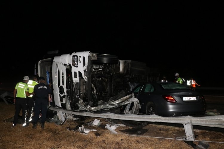 Edirne-İstanbul Otoyolu'nda zincirleme kaza: 6 yaralı