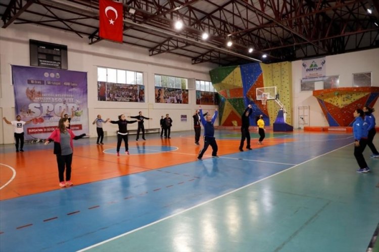 Bursa İneg&ouml;l'de Avrupa Hareketlilik Haftası etkinlikleri sabah sporuyla başladı