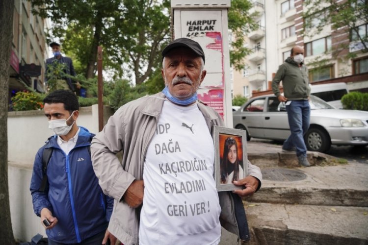 PKK tarafından ka&ccedil;ırılan kızın babası ile HDP'liler arasında gerginlik
