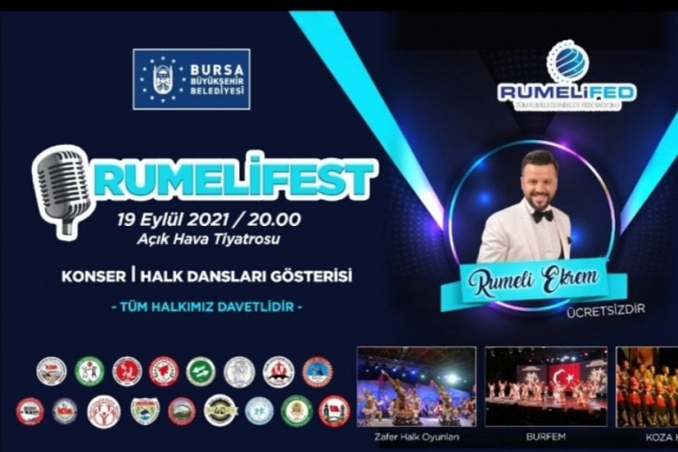 Bursa'daki Rumelililer, RUMELİFEST'te buluşuyor