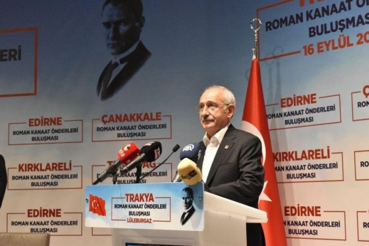 Kılı&ccedil;daroğlu, Kırklareli'nde Roman vatandaşlarla bir araya geldi