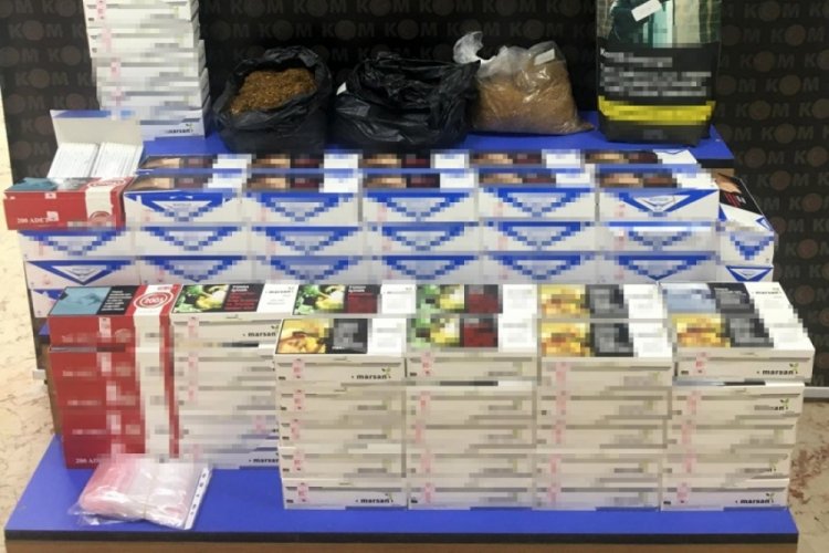 Edirne'de 3 kilo t&uuml;t&uuml;n ve 21 bin makaron ele ge&ccedil;irildi