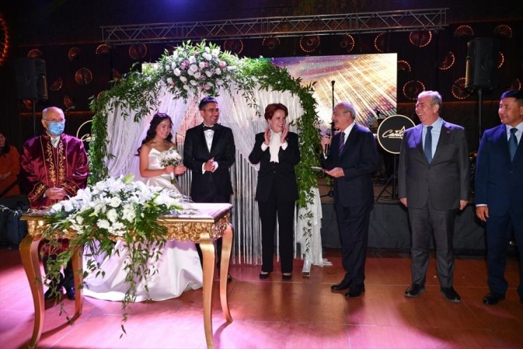 Kılı&ccedil;daroğlu ve Akşener nikah şahidi oldu