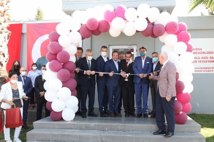 Bursa Uluslararası Tekstil Ticaret Merkezi'ne 112 istasyonu açıldı