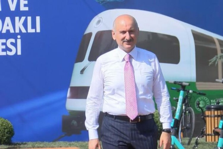 Ulaştırma ve Altyapı Bakanı Karaismailoğlu, Kazlı&ccedil;eşme-Sirkeci d&ouml;n&uuml;ş&uuml;m projesine katıldı