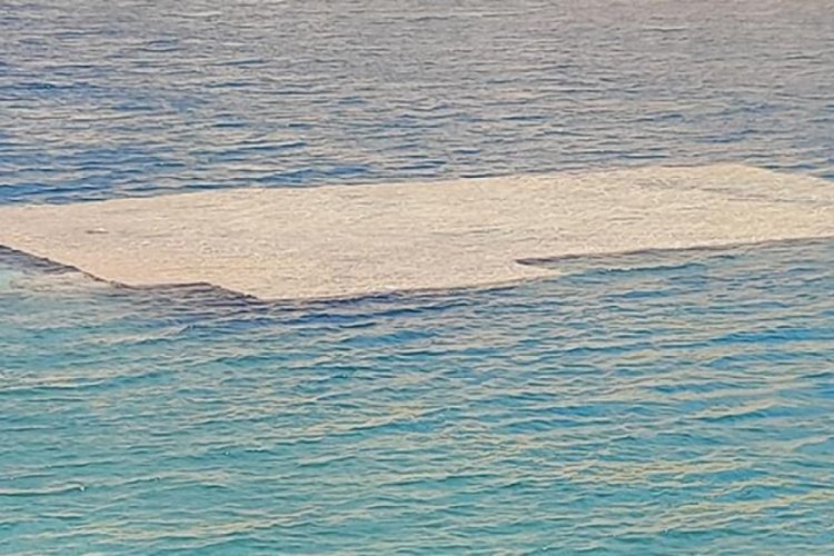 Diyarbakır'da baraj g&ouml;l&uuml; &ccedil;ekildi, eski yapılar ortaya &ccedil;ıktı