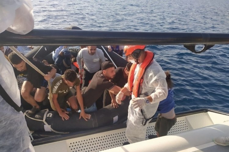 Aydın'da 158 göçmen kurtarıldı