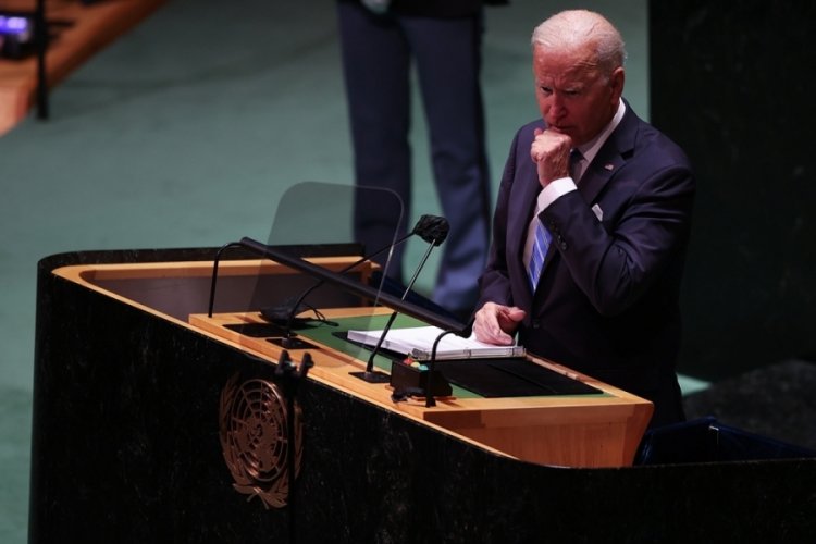 ABD Başkanı Biden konuşurken salondaki boş koltuklar dikkat çekti