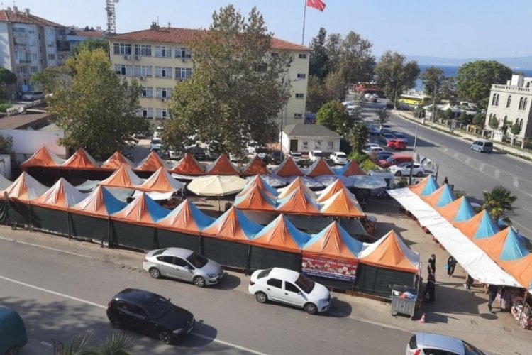 Bursa Mudanya'da "Yöresel Ürünler Pazarı" kaldırıldı