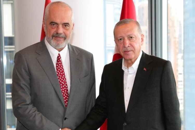 Cumhurbaşkanı Erdoğan, Arnavutluk Başbakanı ile görüştü