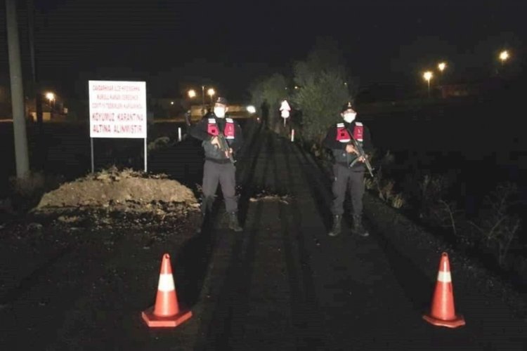 K&uuml;tahya'da bir k&ouml;y karantinaya alındı