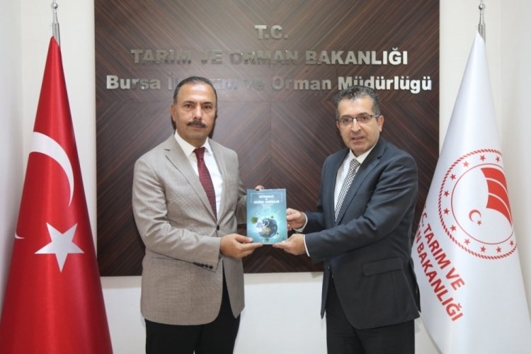 Meteoroloji Genel Müdürü Volkan Mutlu Coşkun, Bursa'da ziyaretlerde bulundu