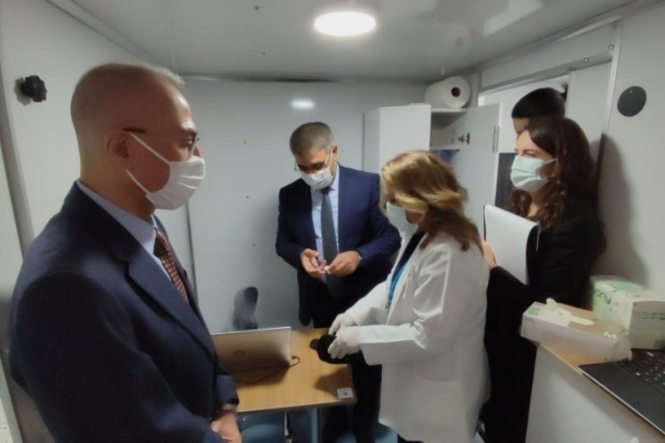 Japonya Büyükelçiliği Karabük'e gezici sağlık tarama aracını teslim etti