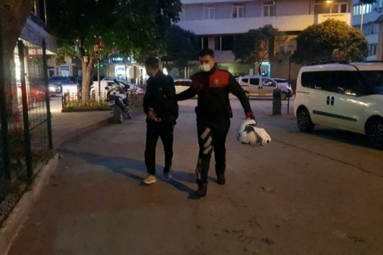 Bursa İneg&ouml;l'de telefon hırsızı g&ouml;zaltına alındı