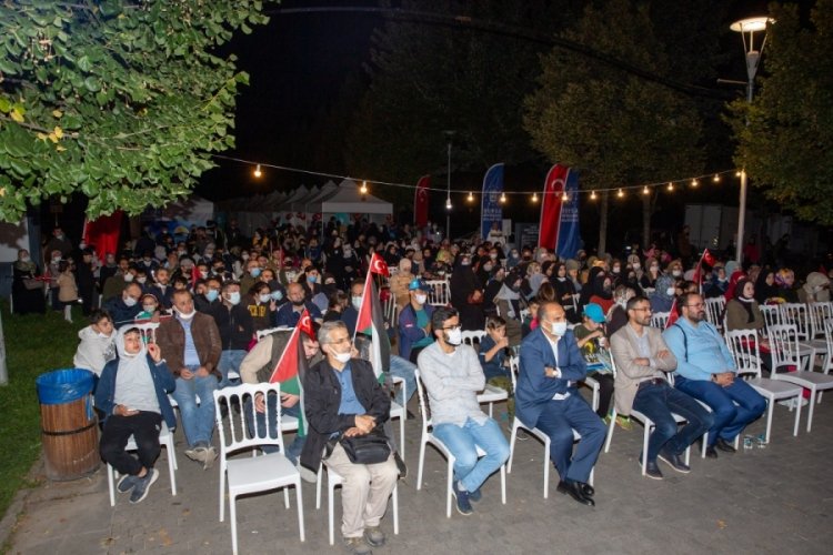 Bursa'da 'Aksa Kandilleri' programı düzenlendi