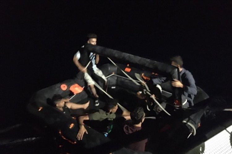 Bodrum'da 6 d&uuml;zensiz g&ouml;&ccedil;men yakalandı