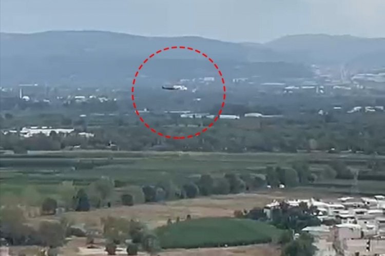Bursa semalarında dolaşan helikopterin sırrı belli oldu!