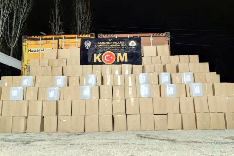 Gaziantep'te sahte i&ccedil;ki operasyonu! 9 kişiye g&ouml;zaltı