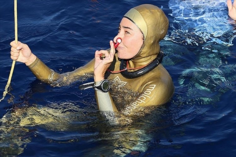 Serbest Dalış Outdoor D&uuml;nya Kupası'nda 2 rekor kırıldı