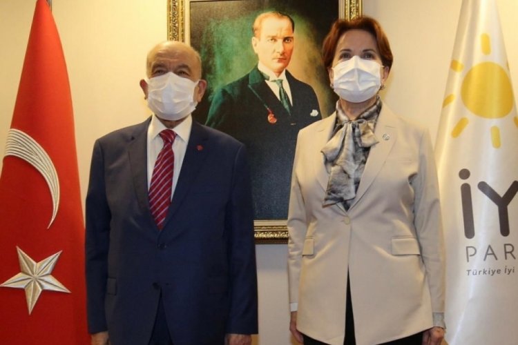 Saadet Partisi Genel Başkanı Karamollaoğlu'ndan Akşener'e ziyaret