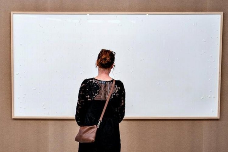 Boş tablo tartışması! Hırsızlık mı sanat mı?
